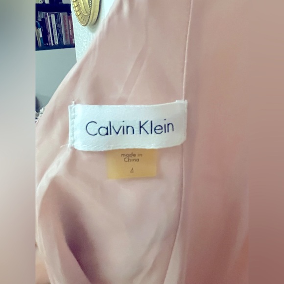 Calvin Klein Pale Pink Floor Length Dress - Picture 9 of 11